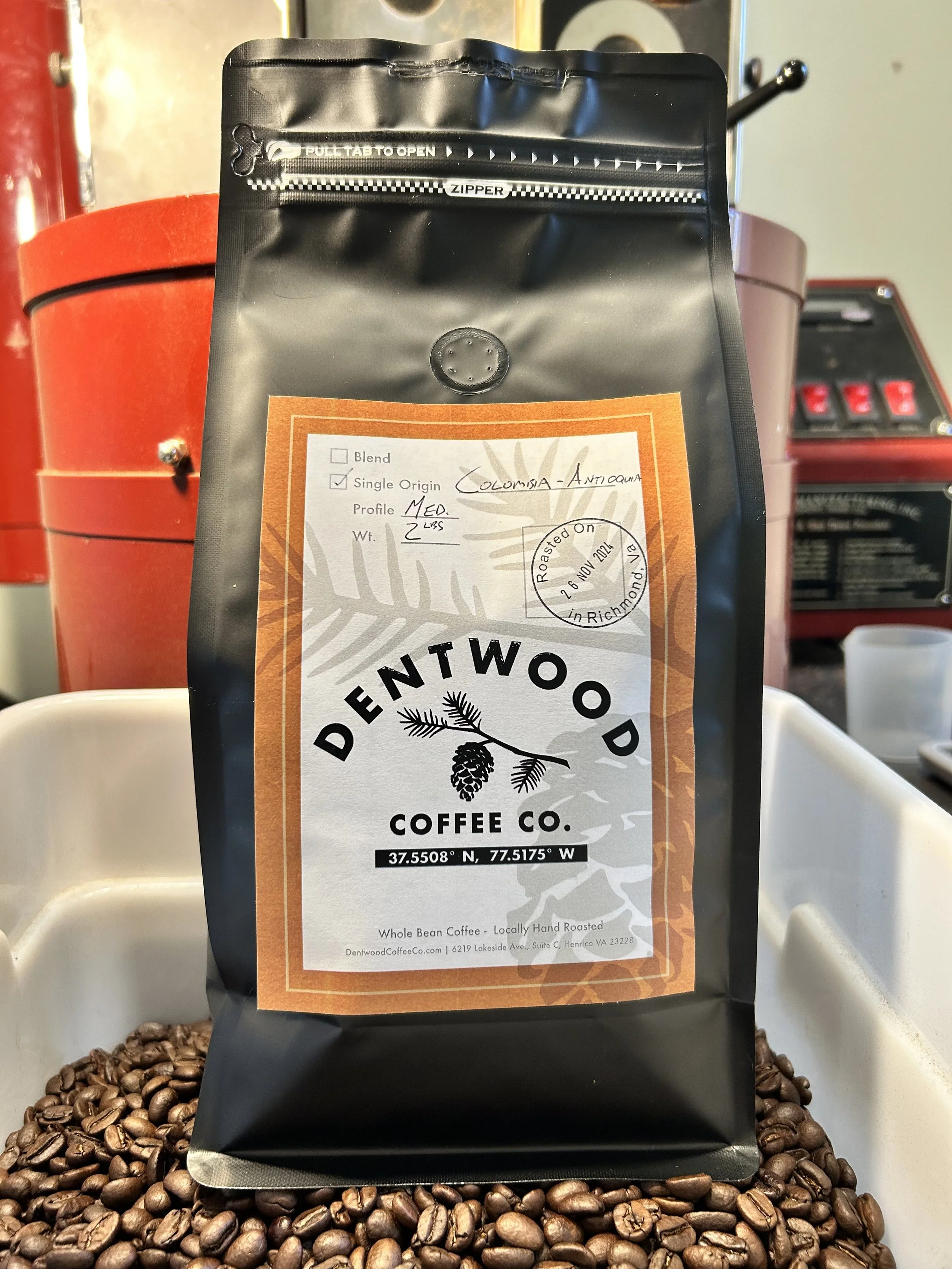 2lb Coffee Bag — Dentwood Coffee Co.